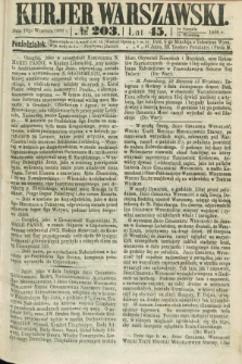 Kurjer Warszawski. R.45 [i.e.46], № 203 (10 września 1866)