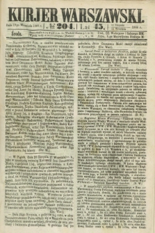 Kurjer Warszawski. R.45 [i.e.46], № 204 (12 września 1866) + dod.