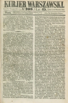 Kurjer Warszawski. R.45 [i.e.46], № 209 (18 września 1866)