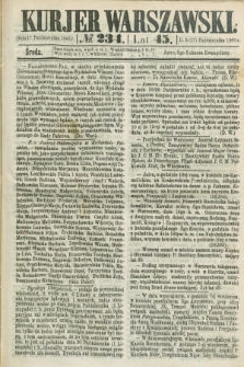 Kurjer Warszawski. R.45 [i.e.46], № 234 (17 października 1866)