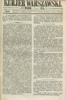 Kurjer Warszawski. R.45 [i.e.46], № 236 (19 października 1866)