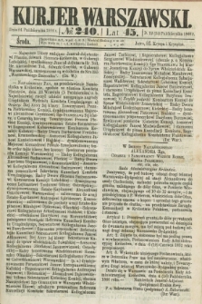Kurjer Warszawski. R.45 [i.e.46], № 240 (24 października 1866)