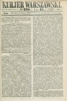 Kurjer Warszawski. R.45 [i.e.46], № 278 (12 grudnia 1866)