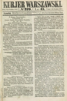 Kurjer Warszawski. R.45 [i.e.46], № 279 (13 grudnia 1866)