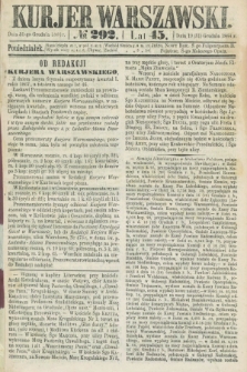 Kurjer Warszawski. R.45 [i.e.46], № 292 (31 grudnia 1866)