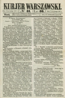 Kurjer Warszawski. R.46 [i.e.47], № 41 (19 lutego 1867) + dod.
