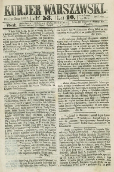Kurjer Warszawski. R.46 [i.e.47], № 53 (5 marca 1867)