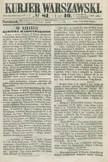 Kurjer Warszawski. R.46 [i.e.47], № 81 (8 kwietnia 1867)