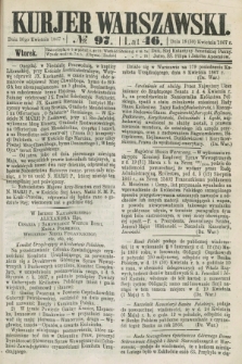 Kurjer Warszawski. R.46 [i.e.47], № 97 (30 kwietnia 1867)