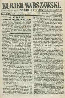 Kurjer Warszawski. R.46 [i.e.47], № 119 (27 maja 1867)