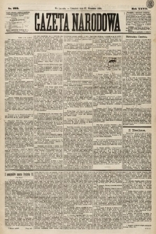 Gazeta Narodowa. 1888, nr 223