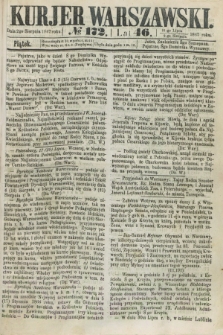 Kurjer Warszawski. R.46 [i.e.47], № 172 (2 sierpnia 1867)