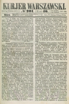 Kurjer Warszawski. R.46 [i.e.47], № 201 (10 września 1867)