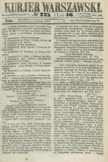 Kurjer Warszawski. R.46 [i.e.47], № 225 (9 października 1867)