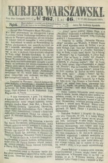 Kurjer Warszawski. R.46 [i.e.47], № 267 (29 listopada 1867)