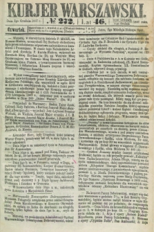 Kurjer Warszawski. R.46 [i.e.47], № 272 (5 grudnia 1867) + dod.