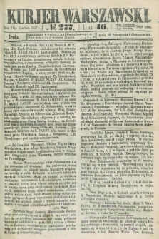 Kurjer Warszawski. R.46 [i.e.47], № 277 (11 grudnia 1867)