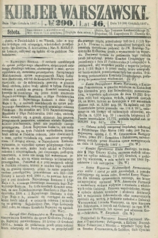 Kurjer Warszawski. R.46 [i.e.47], № 290 (28 grudnia 1867)