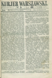 Kurjer Warszawski. R.47 [i.e.48], № 5 (8 stycznia 1868)