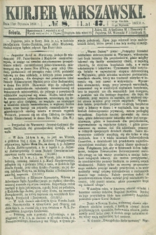 Kurjer Warszawski. R.47 [i.e.48], № 8 (11 stycznia 1868)