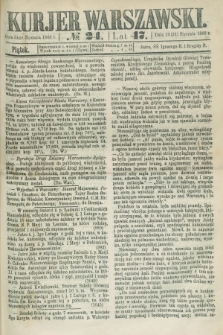 Kurjer Warszawski. R.47 [i.e.48], № 24 (31 stycznia 1868)