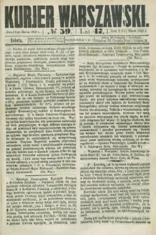 Kurjer Warszawski. R.47 [i.e.48], № 59 (14 marca 1868)