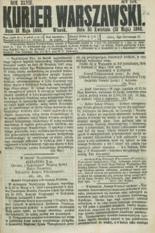 Kurjer Warszawski. R.48, Nro 104 (12 maja 1868)