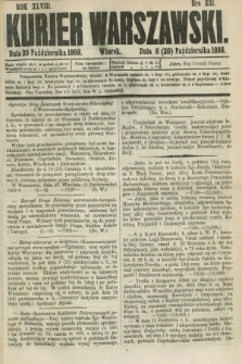 Kurjer Warszawski. R.48, Nro 231 (20 października 1868)