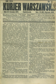 Kurjer Warszawski. R.49, Nro 18 (25 stycznia 1869)