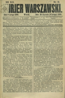 Kurjer Warszawski. R.49, Nro 30 (9 lutego 1869)
