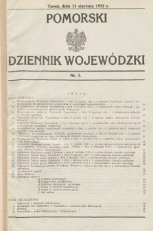 Pomorski Dziennik Wojewódzki. 1932, nr 2