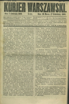 Kurjer Warszawski. R.49, Nro 75 (7 kwietnia 1869)