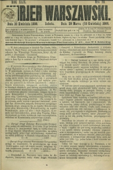 Kurjer Warszawski. R.49, Nro 78 (10 kwietnia 1869)