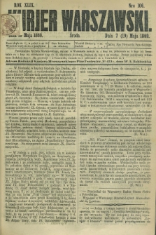 Kurjer Warszawski. R.49, Nro 106 (19 maja 1869)