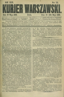 Kurjer Warszawski. R.49, Nro 112 (26 maja 1869)