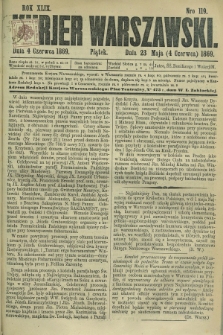 Kurjer Warszawski. R.49, Nro 119 (4 czerwca 1869) + dod.