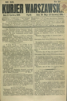 Kurjer Warszawski. R.49, Nro 124 (11 czerwca 1869) + dod.