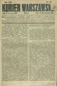 Kurjer Warszawski. R.49, Nro 127 (15 czerwca 1869) + dod. + wkładka