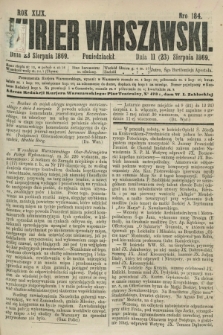 Kurjer Warszawski. R.49, Nro 184 (23 sierpnia 1869) + dod.