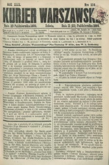 Kurjer Warszawski. R.49, Nro 234 (23 października 1869) + dod.