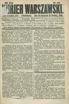 Kurjer Warszawski. R.49, Nro 269 (6 grudnia 1869)