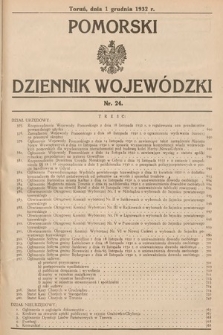Pomorski Dziennik Wojewódzki. 1932, nr 24