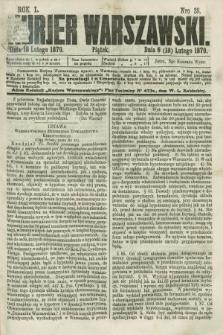 Kurjer Warszawski. R.50, Nro 38 (18 lutego 1870)