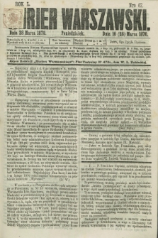 Kurjer Warszawski. R.50, Nro 67 (28 marca 1870)
