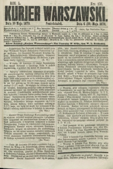 Kurjer Warszawski. R.50, Nro 106 (16 maja 1870) + dod.