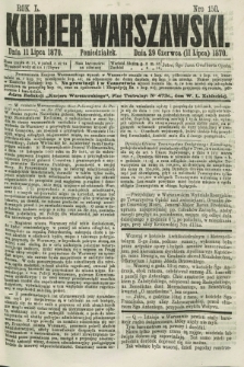 Kurjer Warszawski. R.50, Nro 150 (11 lipca 1870) + dod.
