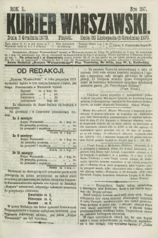 Kurjer Warszawski. R.50, Nro 267 (2 grudnia 1870) + dod.