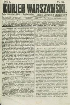 Kurjer Warszawski. R.50, Nro 269 (5 grudnia 1870) + dod.