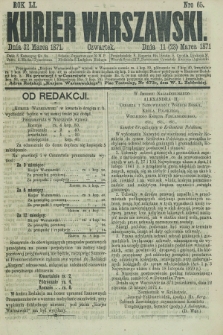 Kurjer Warszawski. R.51, Nro 65 (23 marca 1871) + dod.