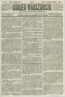 Kurjer Warszawski. R.51, Nr. 170 (2 sierpnia 1871) + dod.